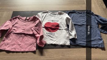 Lot de tee shirts manches longues