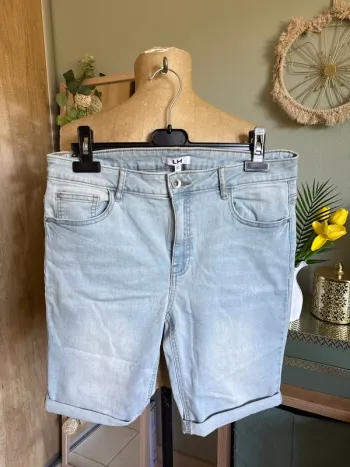 Bermuda short en jean femme