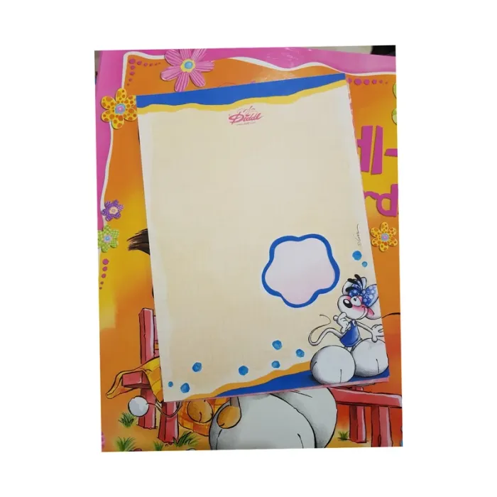 Feuille A5 + feuille fleur diddl 🔄n°379