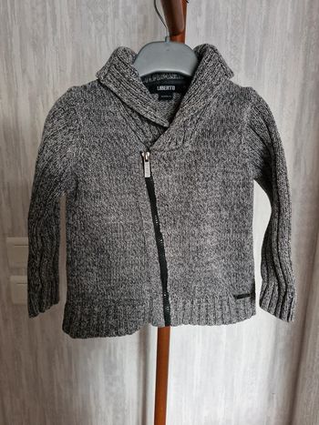 Gilet zippé enfant garçon 4 ans Liberto Coton
