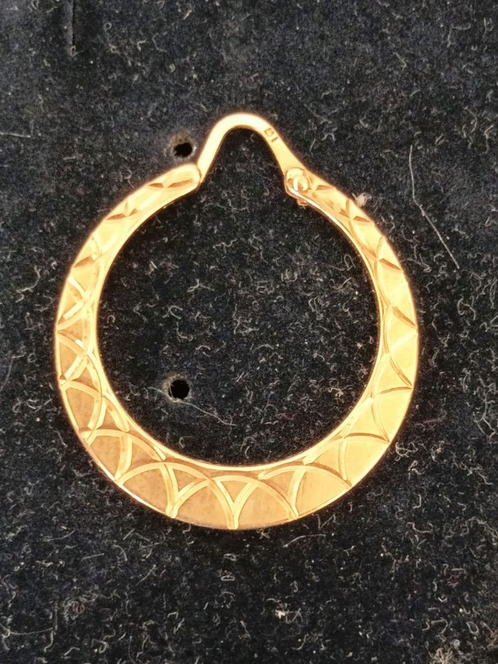 Créoles plaqué or . - photo numéro 4