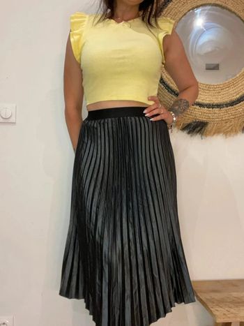 Jupe longue plissée