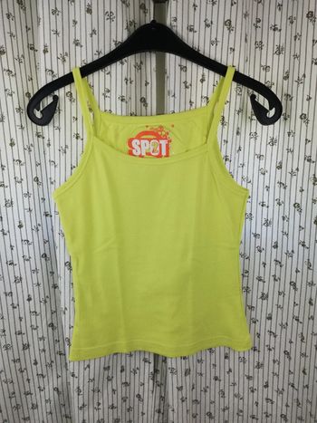 Top, débardeur jaune T38