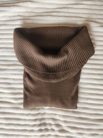 Pull col roulé marron – Taille 42 – 3 Suisses – Bon état