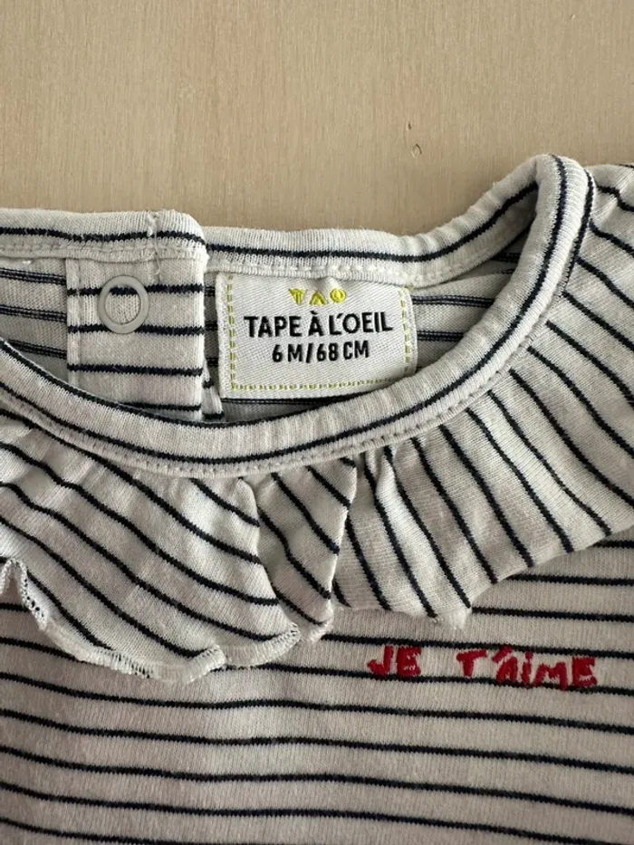 Haut fille TAO 6 mois 68 cm - photo numéro 3