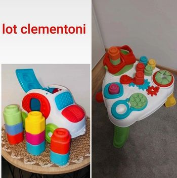 Lot jouets table activité clementoni