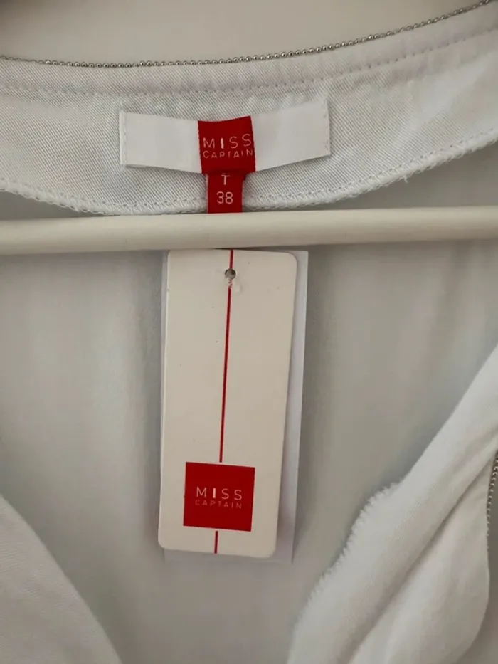 Robe d’été fluide neuve avec étiquette en viscose Miss Captain Trend 🌸 38 - photo numéro 5