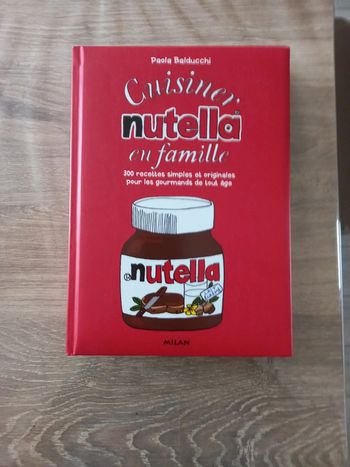 Livre cuisiner Nutella