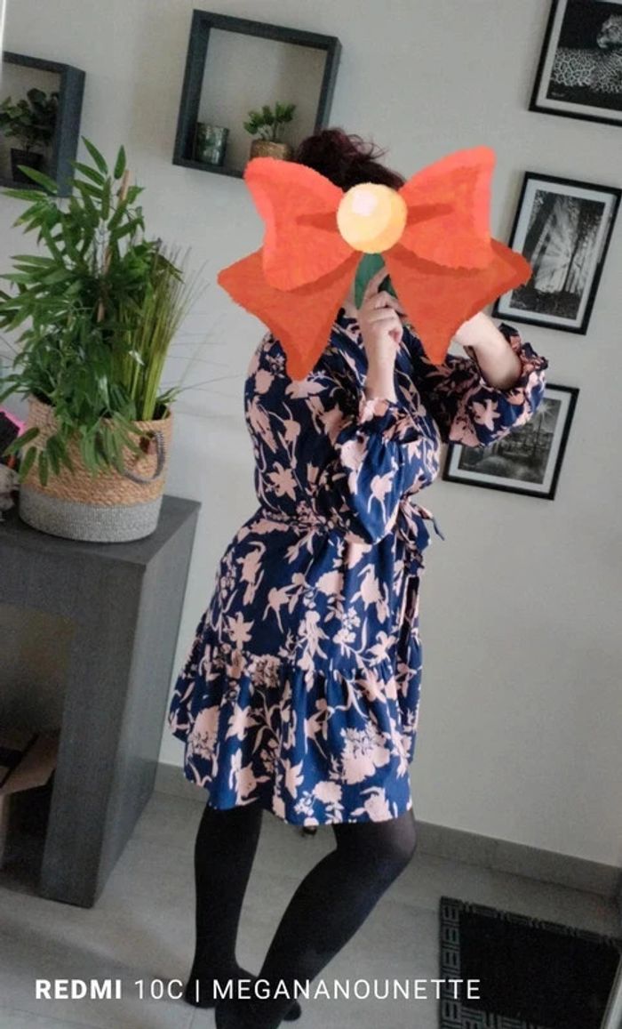 🌸 Robe Fleurie à Manches Longues – Taille 38 M – Boutique Indépendante 🌸 - photo numéro 6