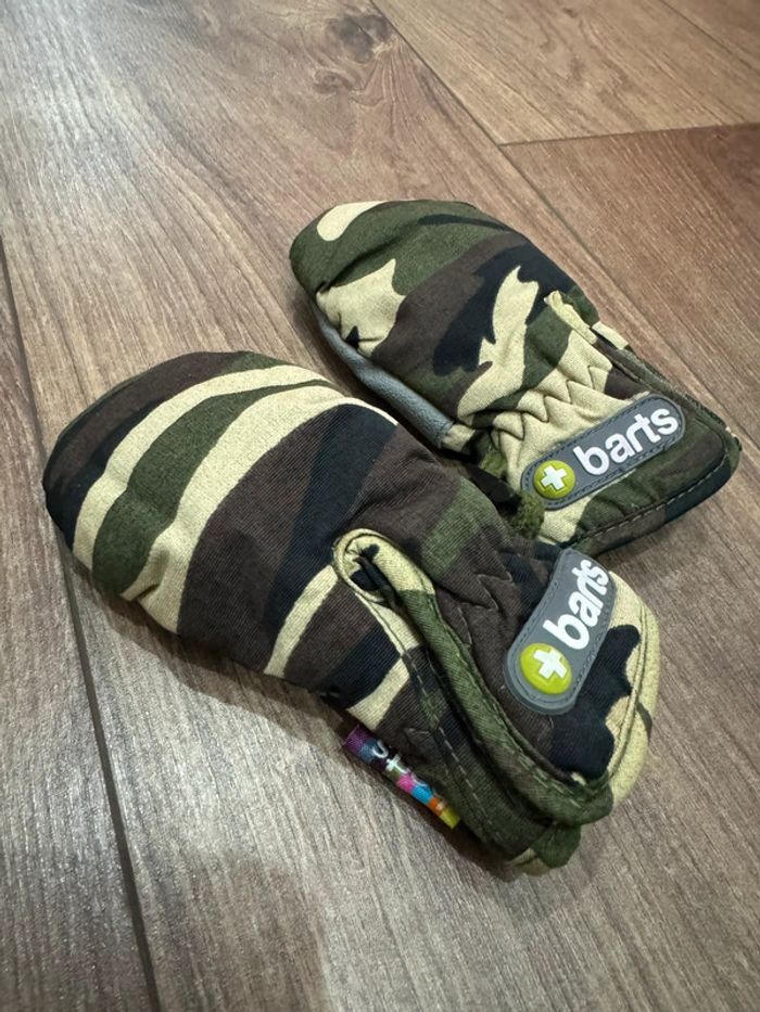 🐧Moufles gants de ski taille 1 camouflage Barts