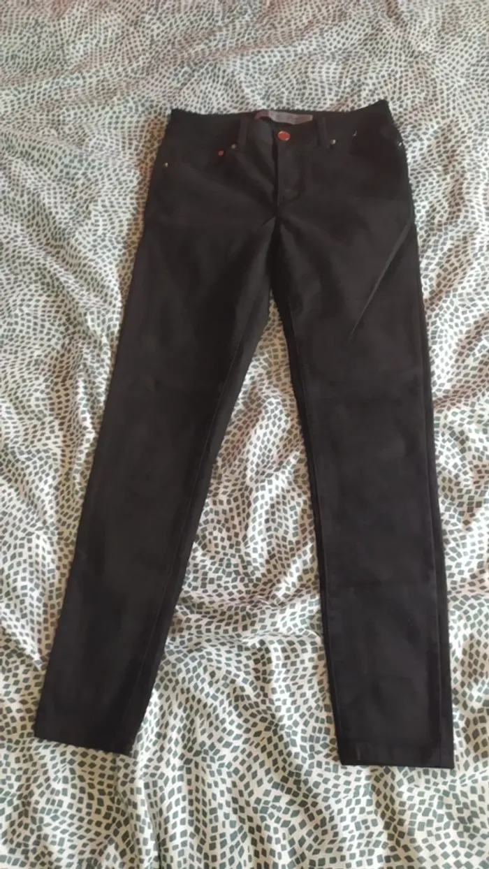 Pantalon femme noir skinny