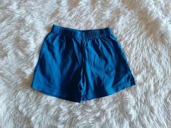 2€ Short bleu taille élastique T. 1 à 2 ans Toy Story