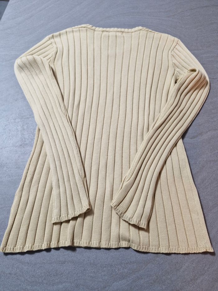 Pull a col V femme taille 2 , balina en très bon état. - photo numéro 4