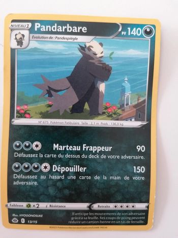 Carte Pokémon Pandarbare 🐼