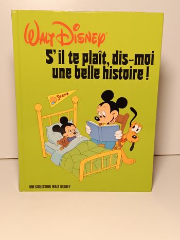 Livre vintage Walt Disney Jouons à apprendre S'il te plaît dis moi une belle histoire 
41 pages Avec questionnaire a la fin du livre