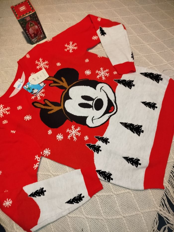🎅 Pull de Noël Mickey – Taille S – Neuf avec étiquette ! 🐭🎄 - photo numéro 5