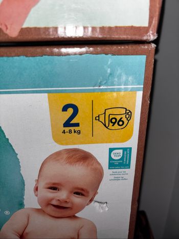 Lot De 2 Maxi-Pack De 96 Couches Pampers Harmonie.