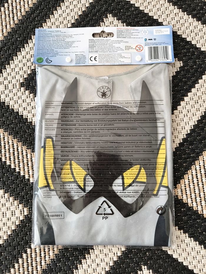 Déguisement t shirt batgirl 3-6 ans neuf - photo numéro 3