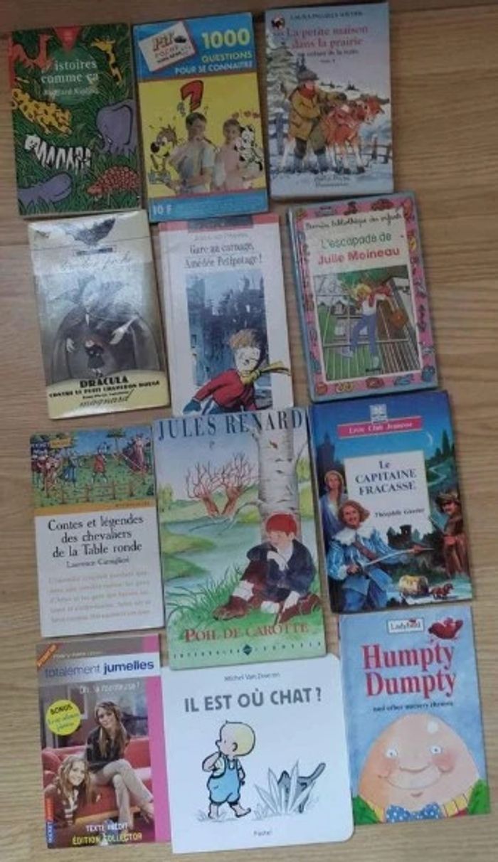 Lot de livres pour enfants dont un en anglais - photo numéro 2