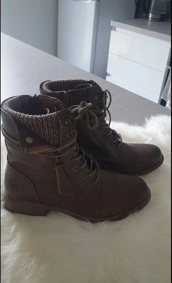 Bottines marron