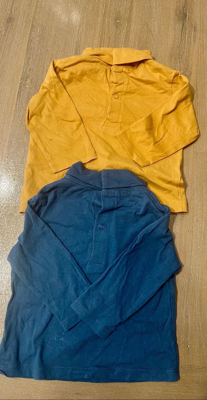 Lot 2 tee-shirts col roulé tex - photo numéro 5