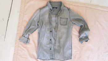 Superbe chemise grise in extenso garcon 8ans neuve