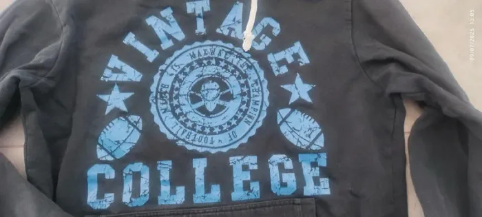 👕 Sweat à capuche Vintage College – Garçon 12 ans - photo numéro 5
