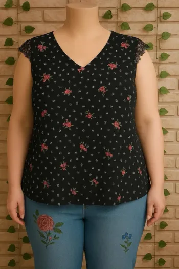🌸Débardeur Fleurie Etam Taille 42🌸