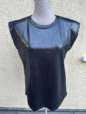 🌸 T-shirt argenté brillant - chic et tendance 🌸