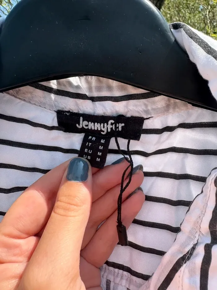 Chemise blanche à rayures Jennyfer - photo numéro 2