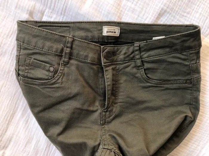 Pantalon 7/8e kaki - photo numéro 2