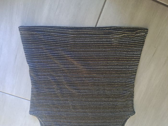 Top léger brillant à col roulé Lili Mercredi sans taille - photo numéro 3