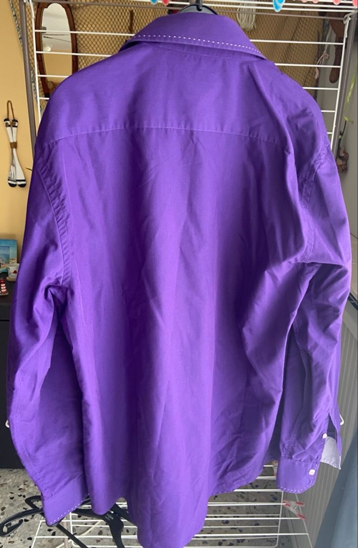 Chemise violette mauve 45/46 - photo numéro 4