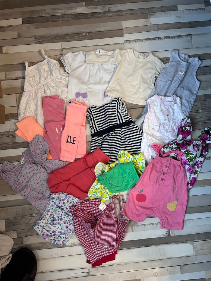 Lot de 20 vêtements bébé fille 3 mois