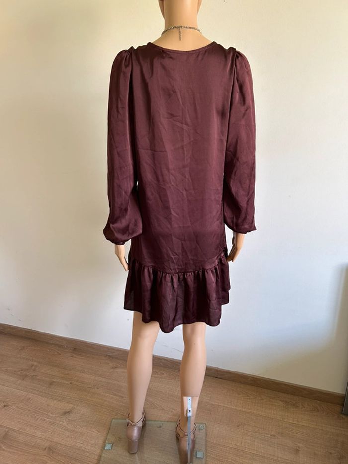 Robe figue neuve à manches longues Naf Naf taille 38 (valeur 60€) - photo numéro 9