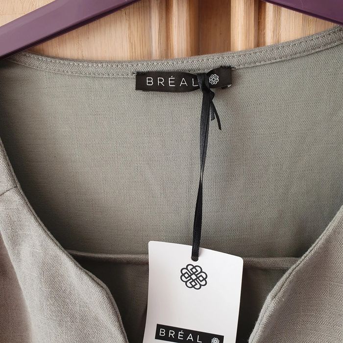 Magnifique haut vert sauge taille 3 Breal - photo numéro 2