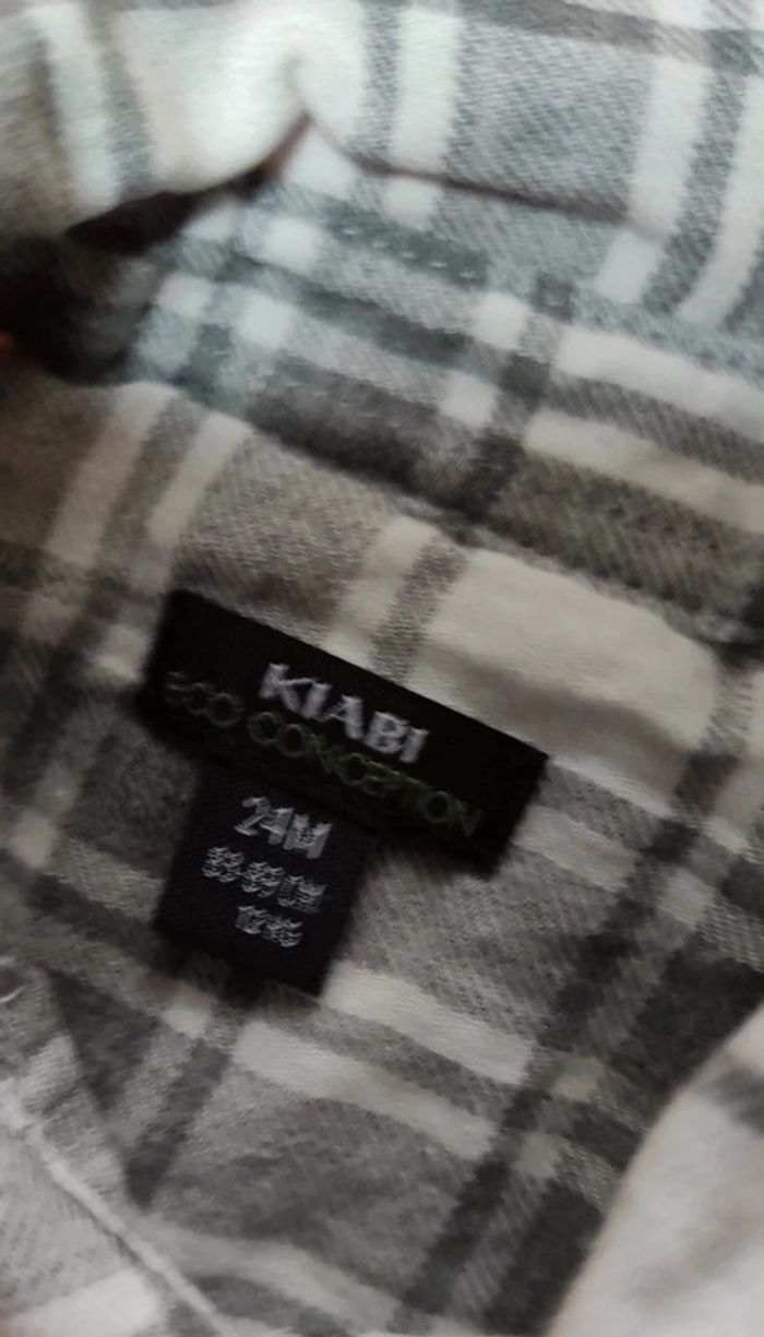 Chemise manches longues Kiabi 24 mois - photo numéro 2