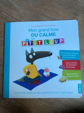 Livre p’tit loup mon grand livre du calme