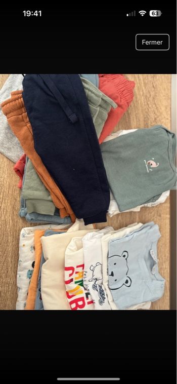 Lot vêtement