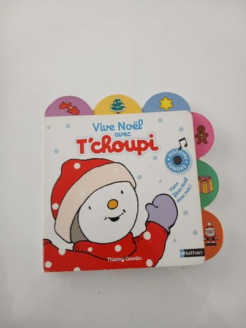 Livre sonore T'choupi - Vive Noël avec T'choupi
