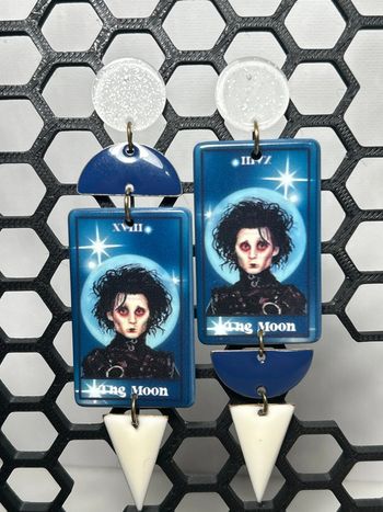 Boucles d’oreilles - Edward aux mains d’argent