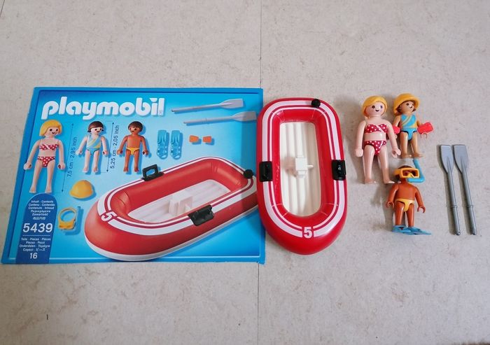 Playmobil 5439 Vacanciers avec bateau Pneumatique summer fun