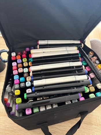 🎨 Lot de feutres alcool + trousse