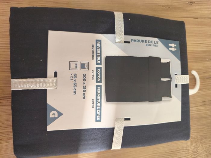 🛏️ Parure de lit satin – 200x210 cm + 2 taies (65x65) - photo numéro 3