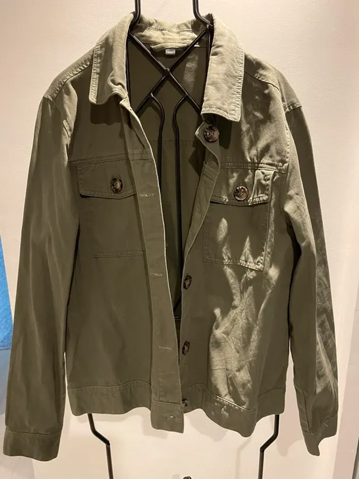 Veste légère kaki taille 38 comme neuve - photo numéro 3