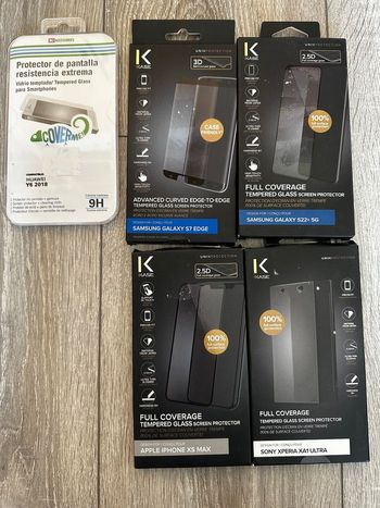 Lot de protections d’écran pour téléphone