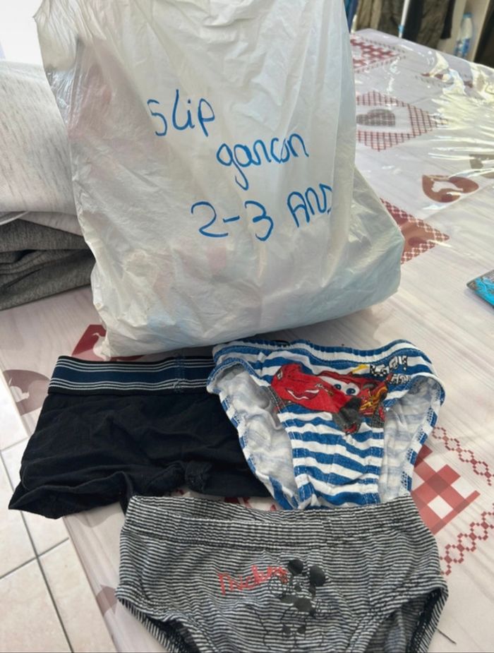 Lot slip garçon