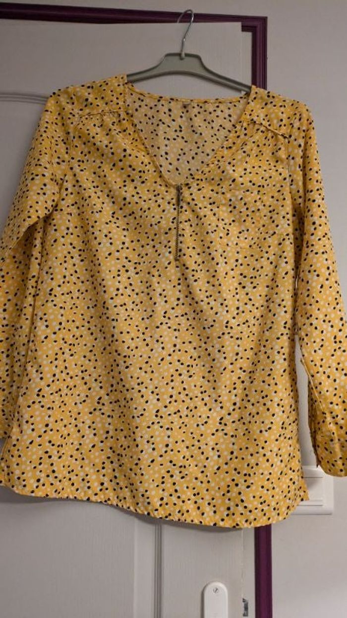 Blouse chemisier blanche porte 40