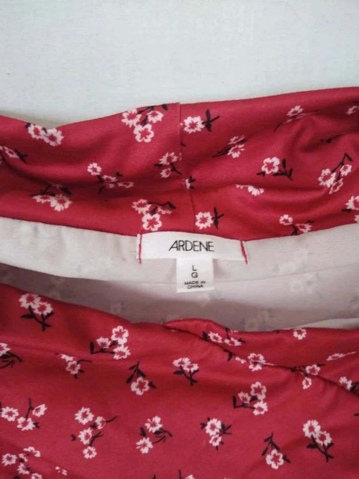 Croc top ardene manche longue rouge taille l - photo numéro 3