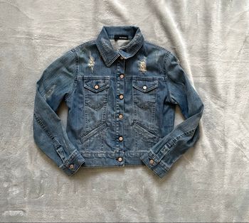 Veste en jean The Kooples style destroy rock - Taille M